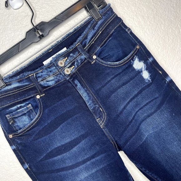 SOLD ON EBAY KanCan Danica High Rise Ankle Skinny Jeans Size 11 - Picture 4 of 12